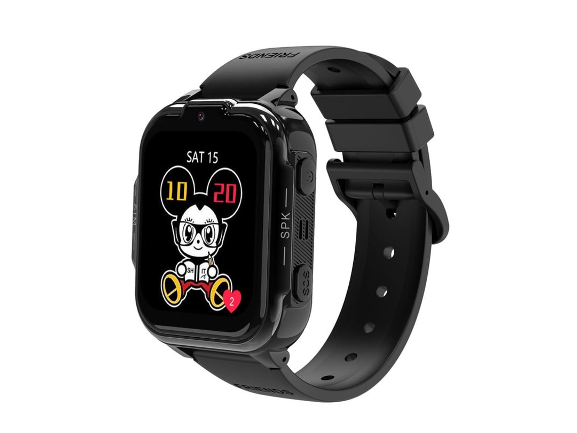 Smartwatch 4g Gps Chamada De Vídeo Alerta Sos Função Alarme Área Monitoramento Do Histórico Deslocamento Dh20 Preto Chaberlu