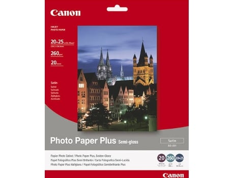 Papel Fotográfico CANON SG-201 - 20x25cm Photo Paper Plus 20 folhas