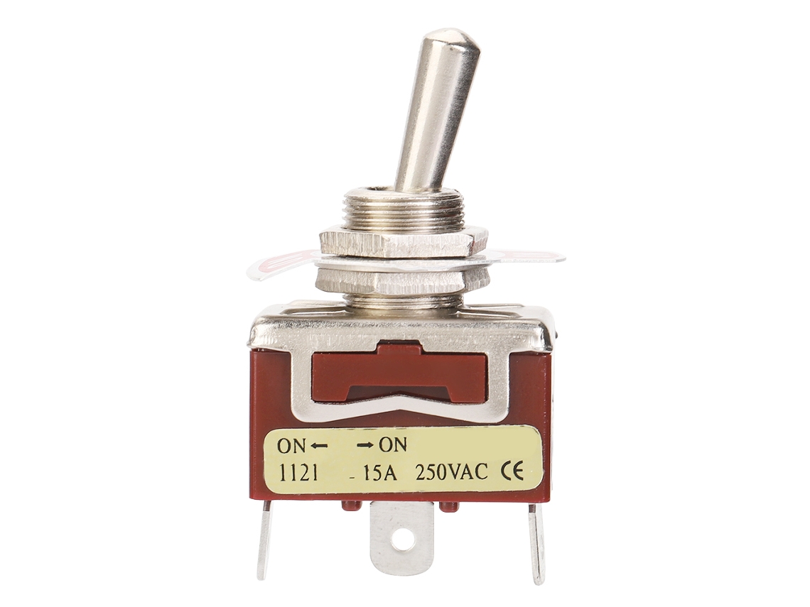 Peças Interruptor Toggle On On Spdt 12mm 3 Pinos 2 Posições 15a 250v