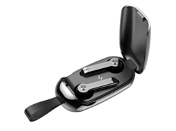 Fones De Ouvido Sem Fio Bluetooth, Fones De Ouvido Esportivos, Controle Por Toque, Preto