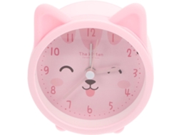 Despertador De Mesa Silencioso Toyvian Em Silicone Com Gatinho Fofo E Luz Noturna Embutida, Sem Necessidade De Pilhas