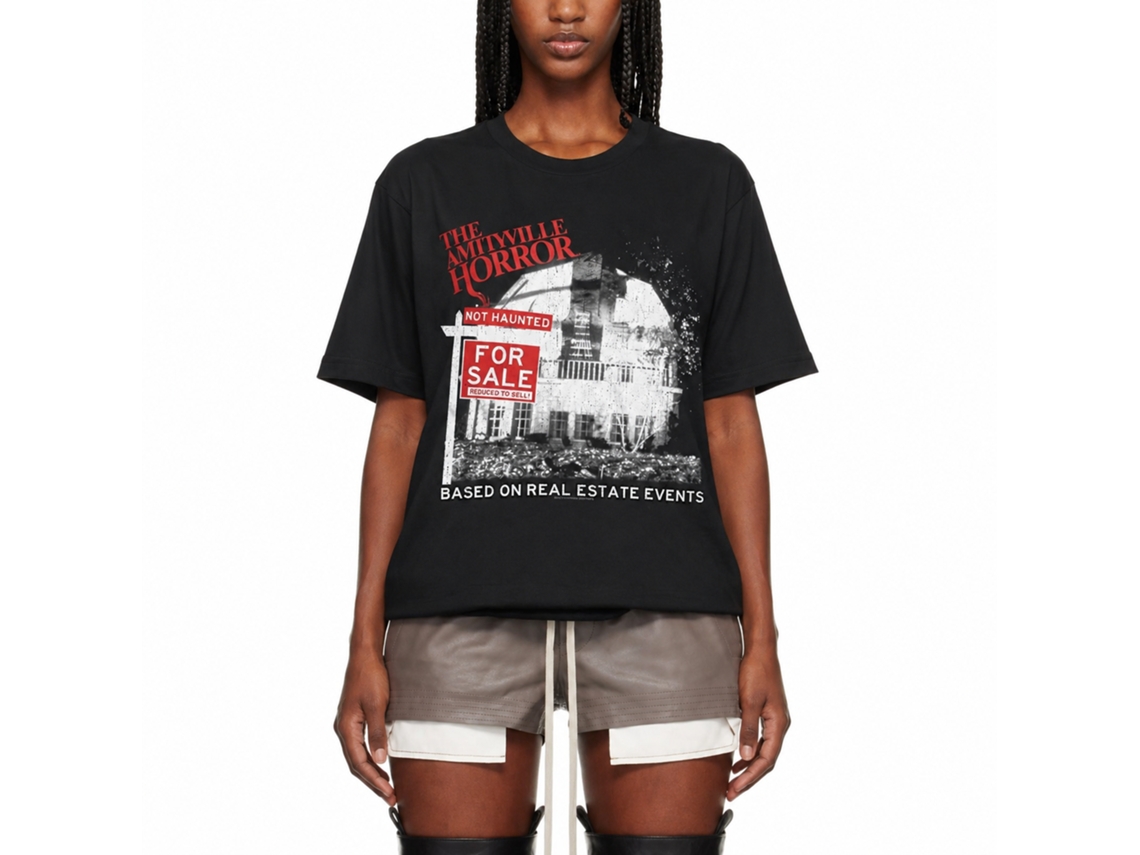 Rockinstone Amityville Horror Movie For Sale Black Adult T-shirt Size:xl