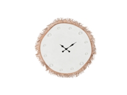Relógio de Fibra Mdf Branca 85x7x85cm ALEXANDRA HOUSE LIVING