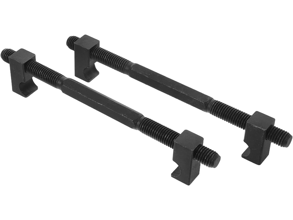 Ferramenta de compressão reforçada para amortecedores, 2 peças, comprimentos de 8 a 19,5 cm (3,15 a 7,68 polegadas)