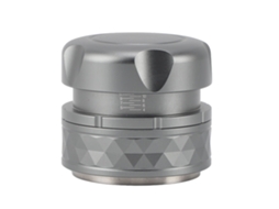 Tamper De Café Em Aço Inoxidável Profissional Distribuidor De Café Portátil Prensa De Pó Ferramenta Niveladora 58 Mm 2,28 Pol Fundo Plano Cinza