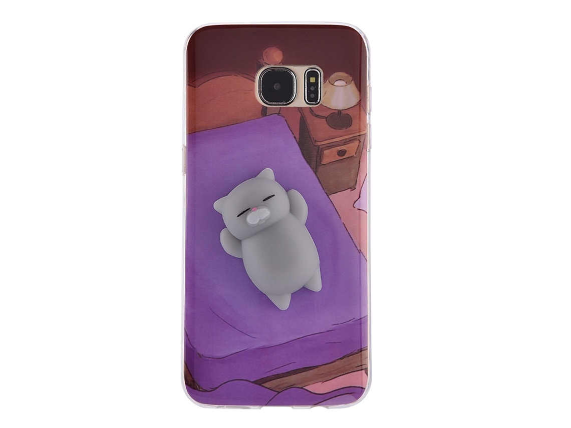 Capa de Celular Squishy da Samsung, Proteção Antichoque, Capa Macia EOOCOO
