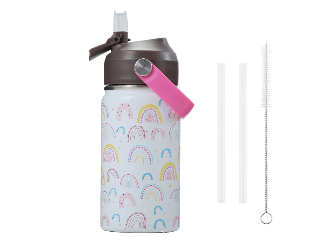 Garrafa Térmica Elysve, 360 Ml, Café
