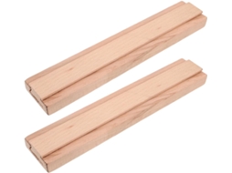 Kit Com 2 Corrediças De Madeira Para Gavetas, Para Um Funcionamento Suave E Ideal Casa