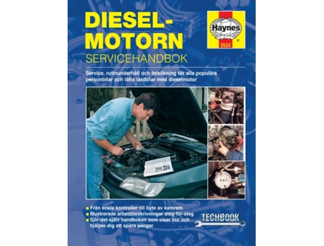 Livro Dieselmotorn servicehandbok Haynes Techbook svenske utgava de Haynes Publishing (Sueco)