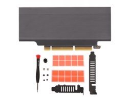 2026zentro-adaptador Dual M.2 Pcie Nvme 32gbps Pcie 4.0 Para Cartão Nvme 2230 2242 2260 2280