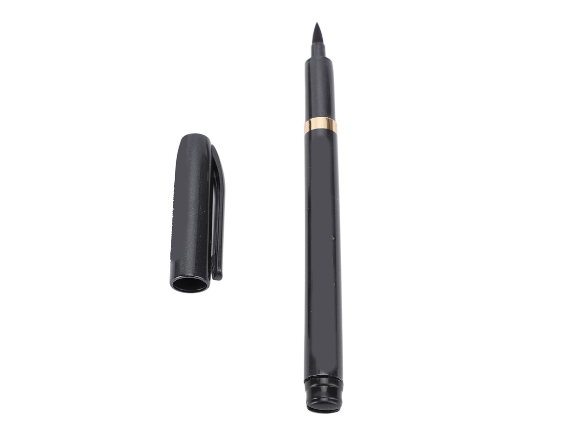 Pluma De Caligrafia Artística Para Iniciantes Pincel Suave Tinta Preta Escrita Desenho Chinês Japonês