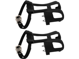 Conjunto de 2 Faixas de Fixação para Pedais de Bicicleta, Plástico Feitas E