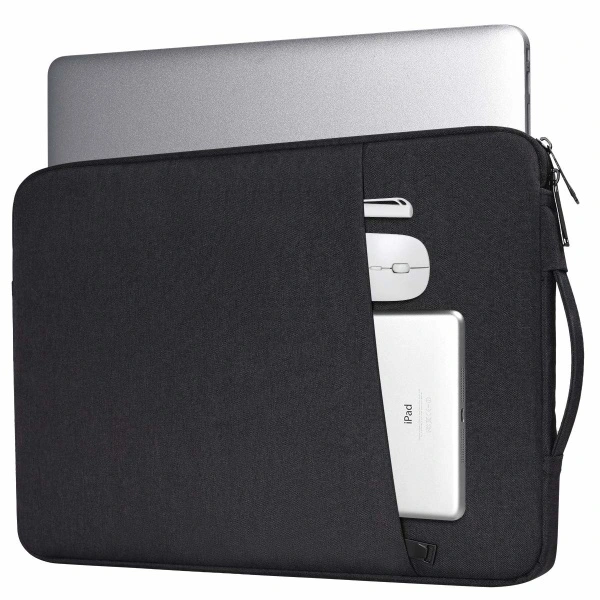 Capa Para Laptop De 14,1 Polegadas/15,4 Polegadas Em Lona Preta [co]