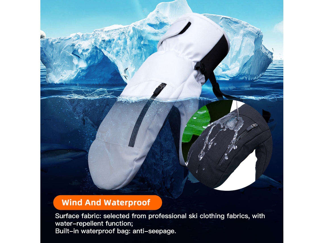 Urbannova-luvas De Neve Impermeáveis Touchscreen Para Esqui E Snowboard