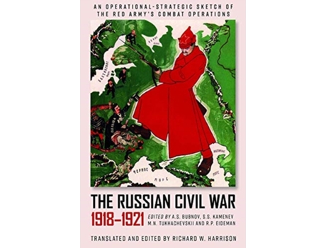 Livro the russian civil war, 1918-1921 de richard w. harrison (inglês)