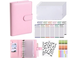 Pasta Dobrável De 6 Furos, Caderno, Design Compacto Facilitar O Manuseio De Documentos Na Escola, No Escritório, Em