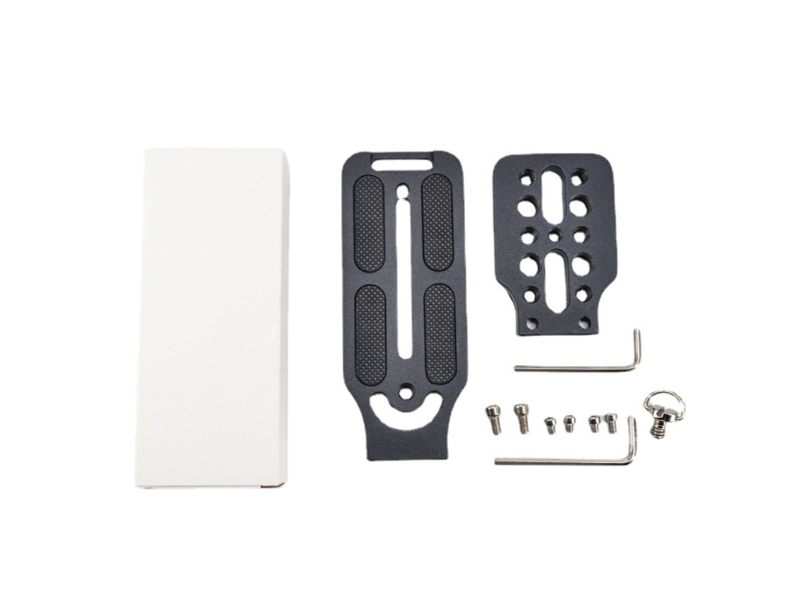 Placa De Liberación Rápida L Para Cámara De Aluminio Con Parafusos 3/8 1/4, Soporte Vertical Hueco 39mm Para Cámara Dslr Y Microsingle