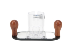 Base de imersão para tupia móvel para entalhe e fresagem, base de imersão para tupia de 65 mm