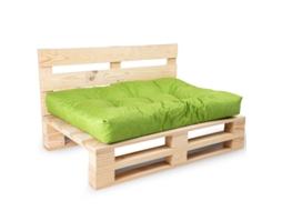 Encosto Almofada Para Paletes Poliéster Bananair 120 X 80 X 15 Cm Verde