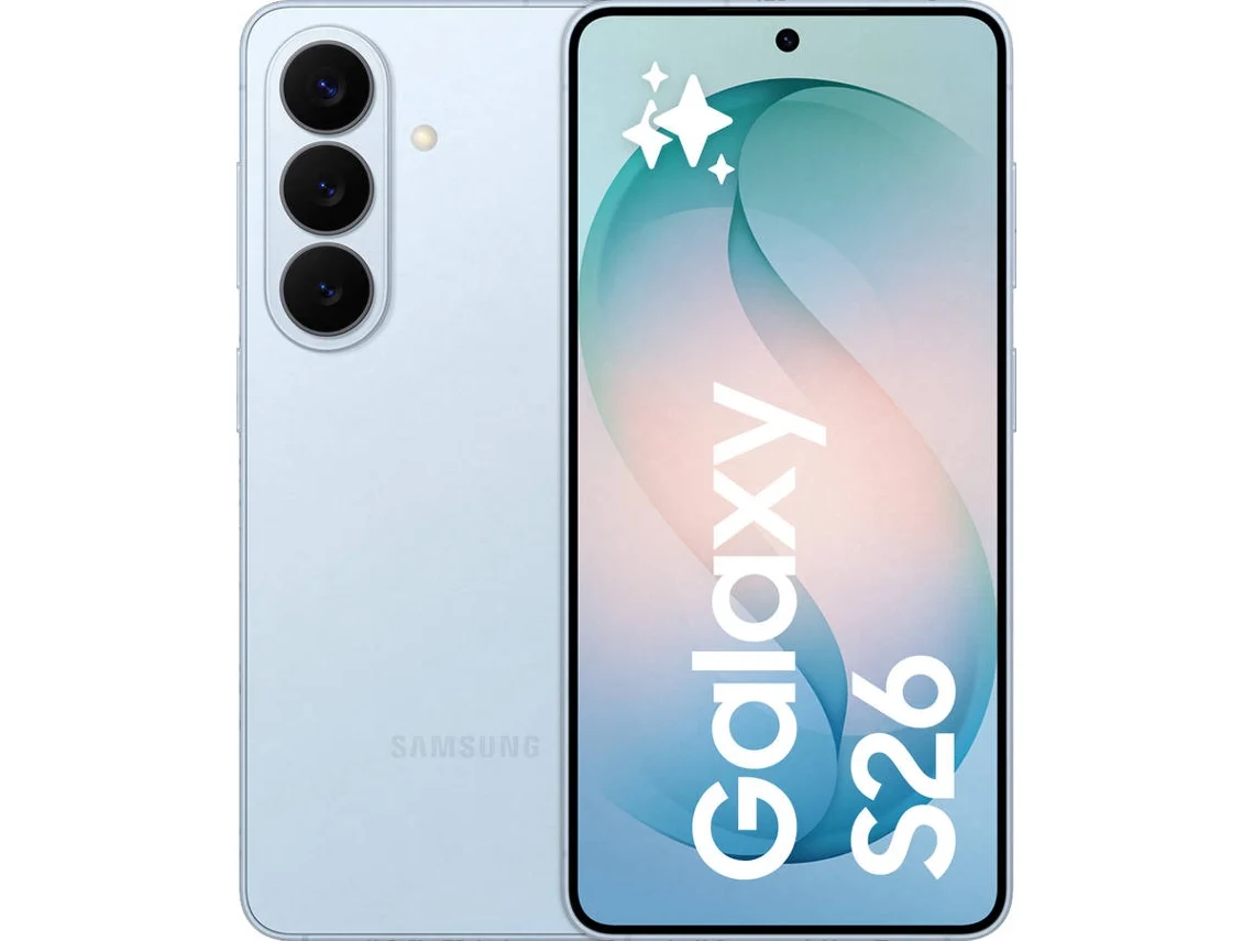  Smartphone SAMSUNG Galaxy S26 (6.3'' - 12 GB - 256 GB - Azul Claro)