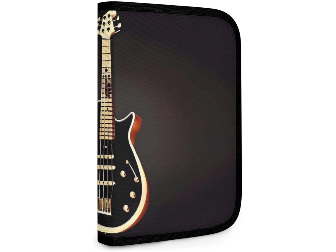 Bolsa Preta Dobrável para Ferramentas de Guitarra, Bolsa de Armazenamento Pequena, Bolsa de Armazenamento Multiuso