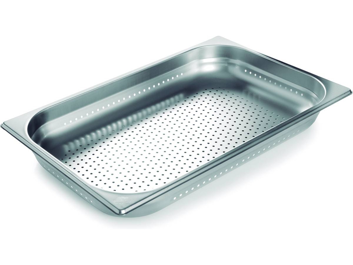 Caixa para Conservação LACOR Container Inox 2/1 (31.5 L - Cinzento - 10x53x65 cm)