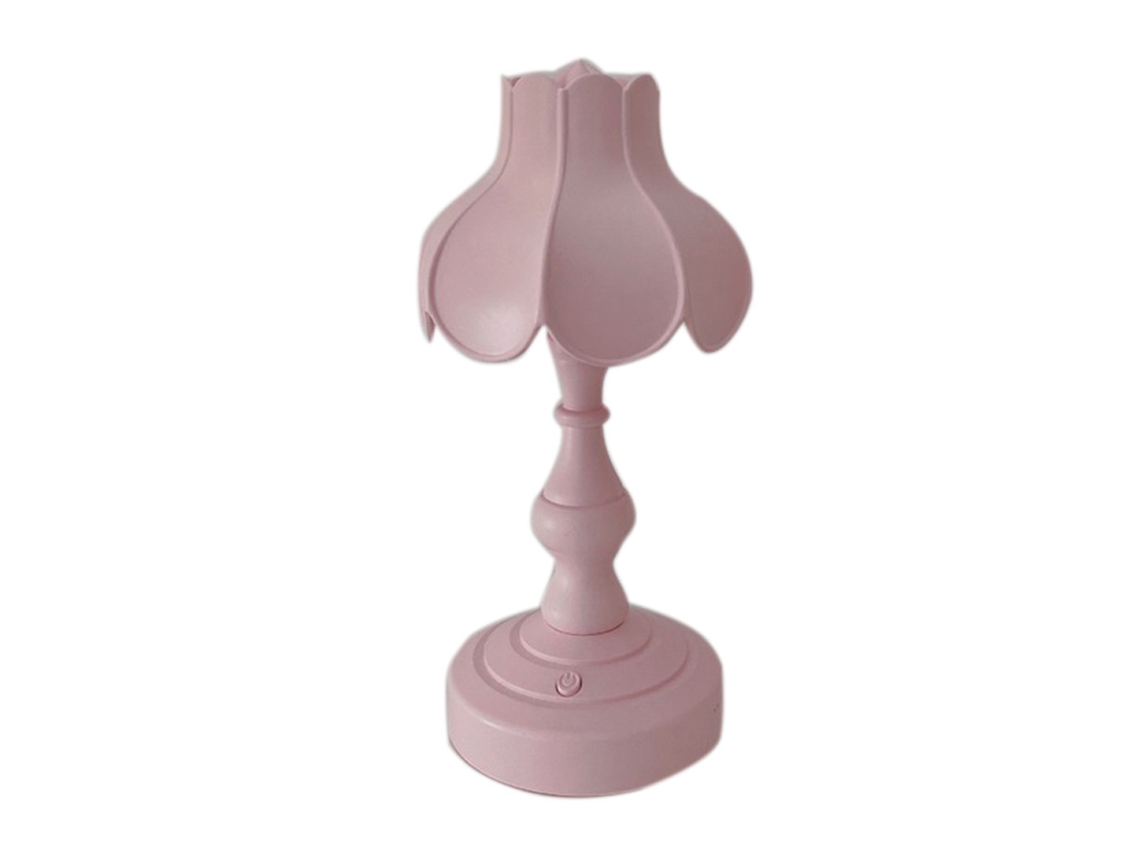 Lâmpada de Mesa Macaron de Vidro Usb Três Cores Regulável | S/MARCA