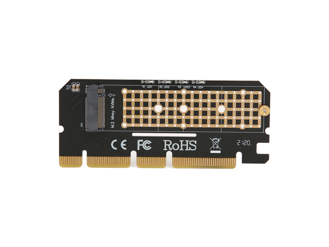 Aetheria adaptador M.2 Nvme Key M Ssd para Pcie X16 Plug And Play para Servidor Computador