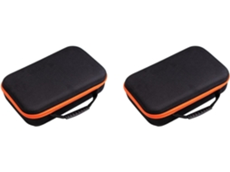 Conjunto de ferramentas com bolsa dupla comprida, estojo de tecido para furadeira elétrica, kit de ferramentas de jardim