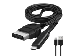 Adaptador De Áudio E Vídeo Compatível Com Xbox Para Pc E Projetor, Com Cabo Conversor De Vídeo Para Hdmi. Brilvibera