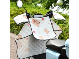 2026cubre Parabrisas Para Veículo Elétrico Impermeável, Proteção Uv, Cubre Rodillas Para Moto Elétrica, Primavera, Verão, Oso
