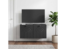 Vidaxl Gabinete De Tv De Parede Preto 59,5 X 31 X 30 Cm