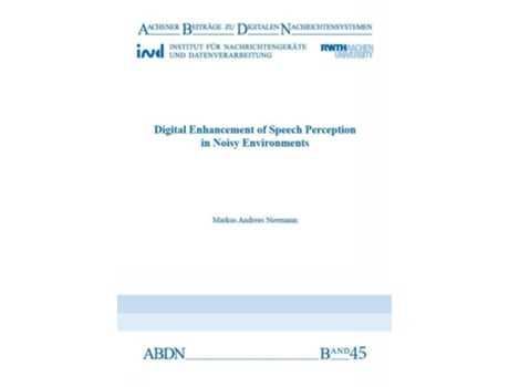 Livro Digital Enhancement of Speech Perception in Noisy Environments de Dr Markus Andreas Niermann (Inglês)
