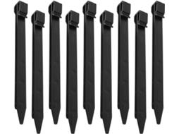 Kichouse Kit de 20 Estacas de Plástico para Jardim e Gramado Leves, Compactas e Fáceis de Transportar para Uso CHABERLU