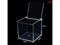 Caixa De Acrílico Transparente Em Forma De Cubo Feita De Plástico Acrílico Plexi