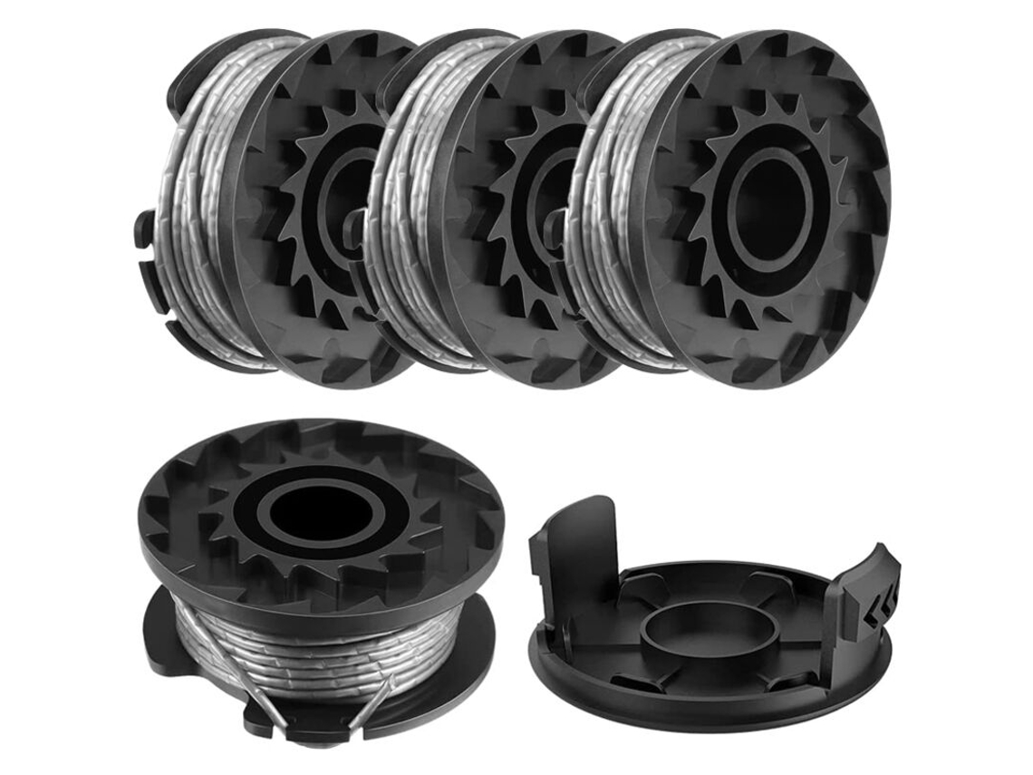 Compatível com Bosch Easygrasscut 18 23 26 Art 23 26 FIO para Aparador de Grama AQUAFORGE (4 Peças)