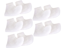 5 Pares De Meias Silicone Para O Calcanhar, Proteção Anti Rachaduras Para O Tornozelo, Ideais Para Caminhadas E Corridas