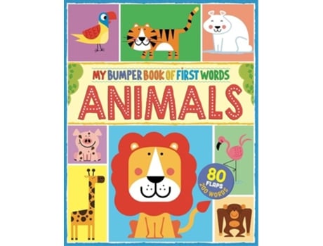 Livro My First Bumper Book of Animal Words de Steve Mack (Inglês - Capa Dura)