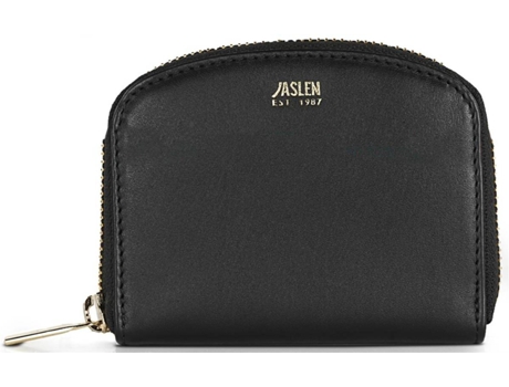 Porta-Moedas JASLEN 204726 Pele Mulher (Preto)