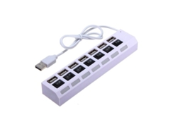 Hub Adaptador Usb Led De Alta Velocidade Com 7 Portasvayotoy