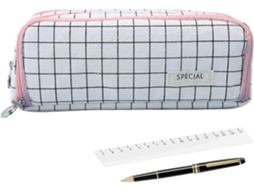 Simple Peil Case - Large Capacity Divided Soft Touch Peil Rubber