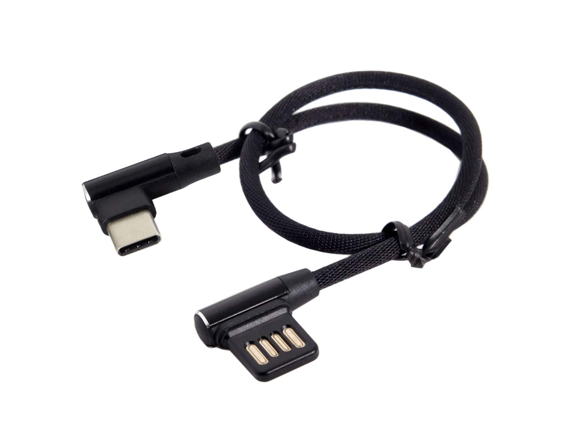 Cabo De Dados Usb-c 3.1 Tipo C, Com Conectores Esquerdo E Direito, Ângulo