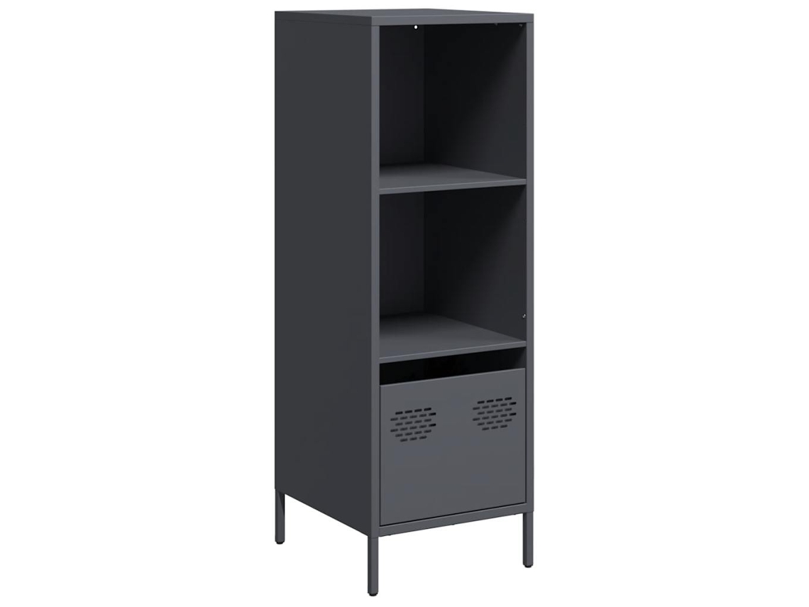 Conjunto 1 Armário Alto Vidaxl Antracite Metal (35 X 39 X 103.5 Cm)