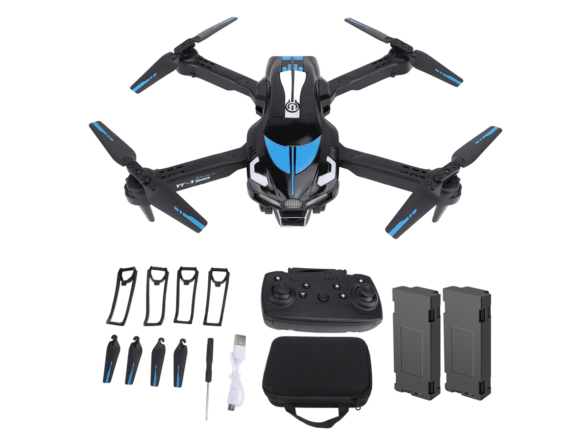 Drone Plegável Com Câmera Hd 1080p, Quadrirrotor Controle Remoto Plegável De Motor Sem Escovas