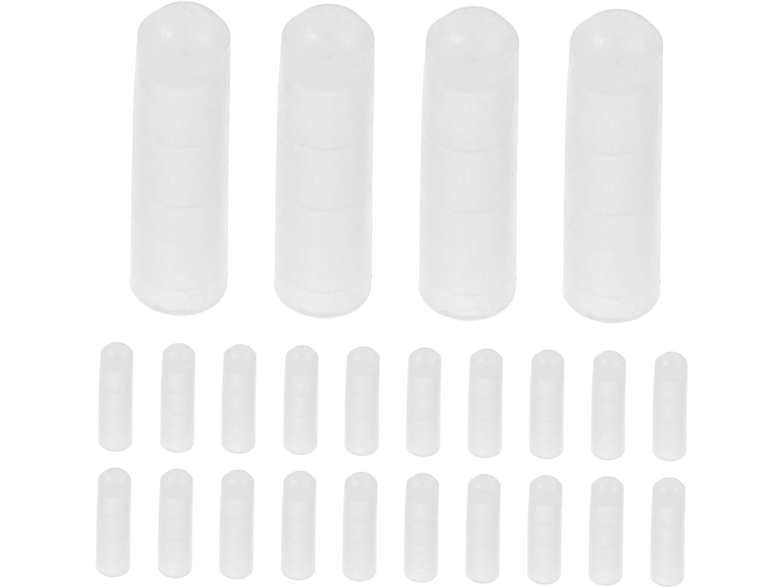 Conjunto De 30 Capas Protetoras Plástico Para Hastes Fechadura