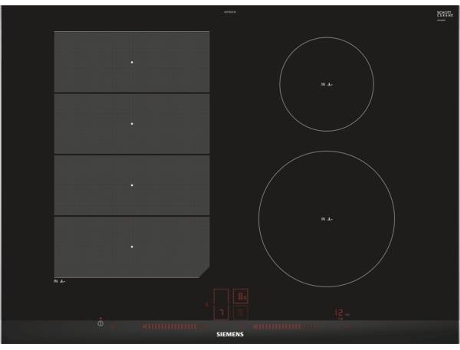 Placa de Indução SIEMENS EX775LEC1E (Elétrica - 71 cm - Preto)