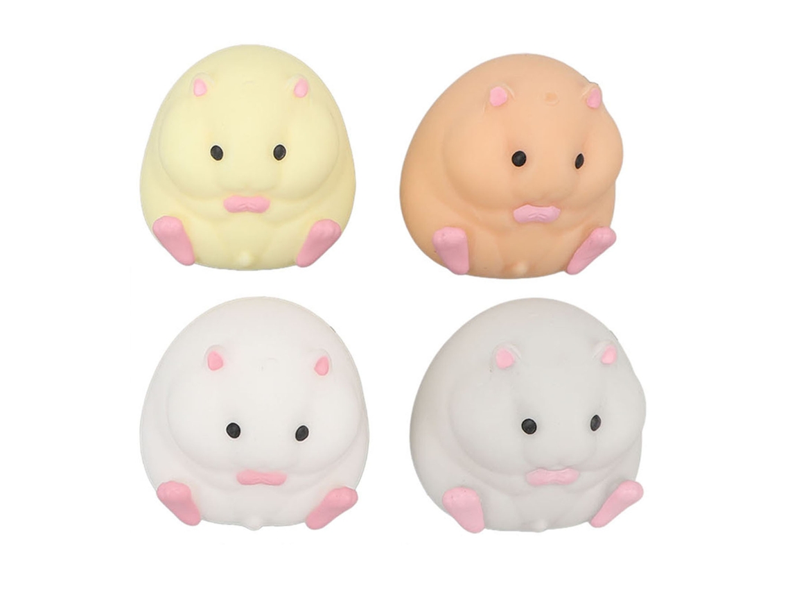 Mali brinquedo de Alívio de Estresse Hamster Cute Sensory Stretch Squeeze Pet Decompression Toy