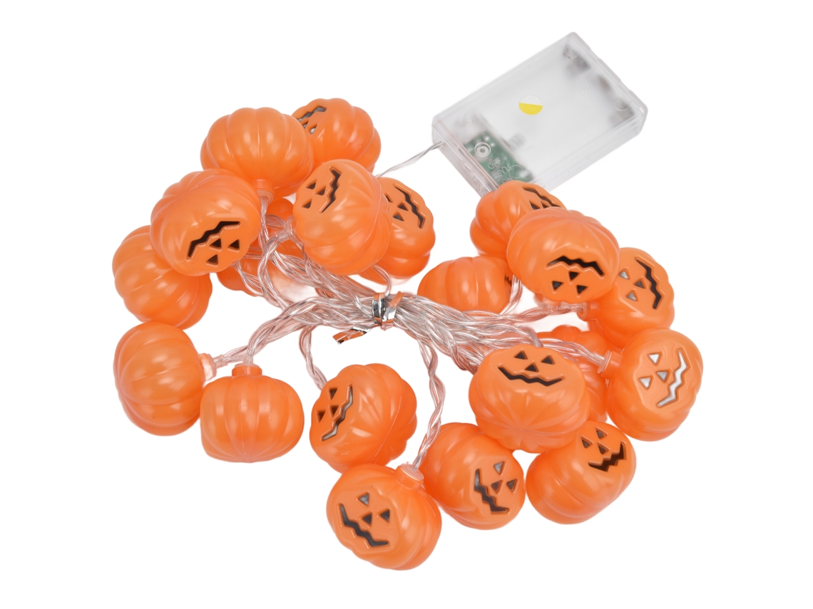 Fita Led Laxiscreed De 20 Abóboras Para Decoração De Halloween Em Interior E Exterior