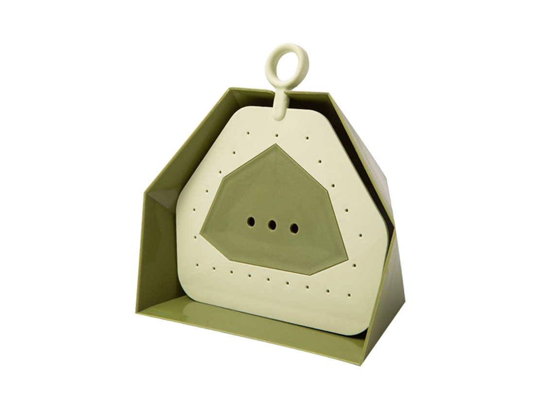 Raspador de limpeza com lâmina de água HIPS PP TPR mini varredor de mesa com estojo para cozinha escritório verde S/MARCA