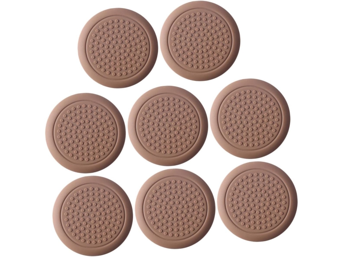 Conjunto De 8 Protetores Silicone Para Pés Cadeiras E Mesas, Antiderrapantes E Com Isolamento Acústico